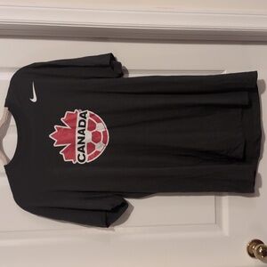 Nike Canada Soccer Grey T-shirt Men's Medium